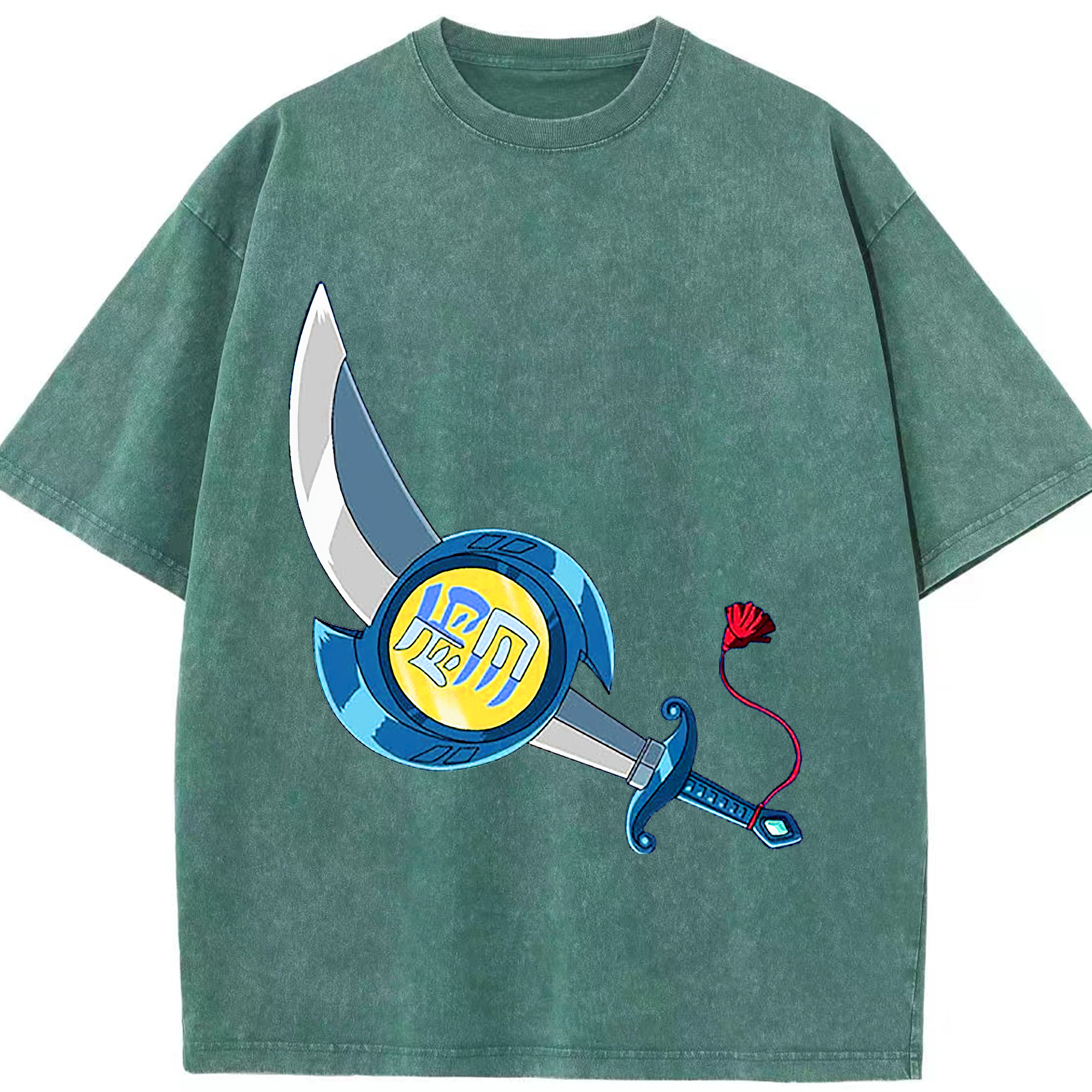 （画像用） 遊☆戯☆王 Yu-Gi-Oh! 綿100% ヴィンテージ風 半袖Tシャツ（フロントプリント）